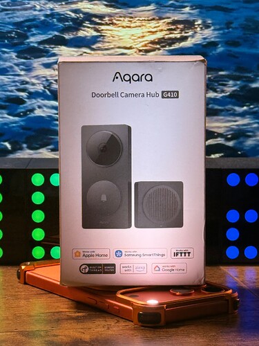 Aqara G410 Doorbell Being Lit By CO17PM
