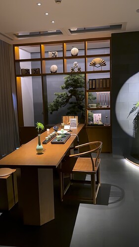 Tea room light experience 1