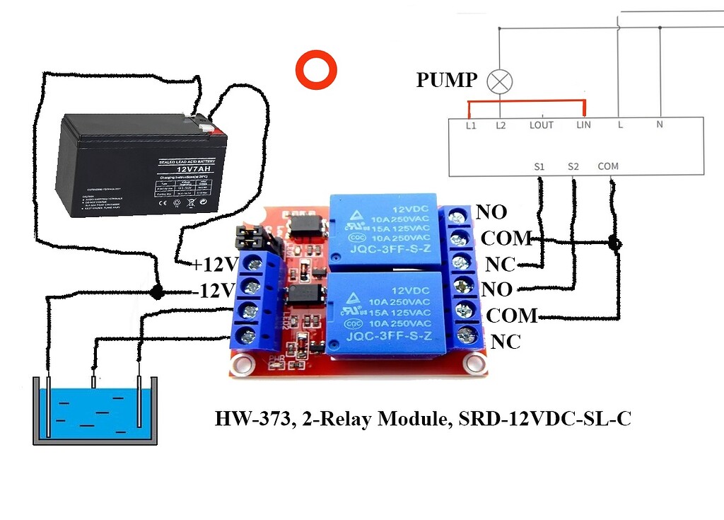 Relay T2 as a water level controller in the tank - Developer Hub ...