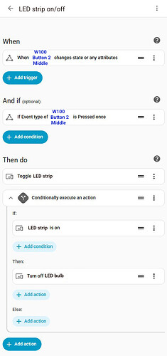Lighting Control - 04 LED Strip on off