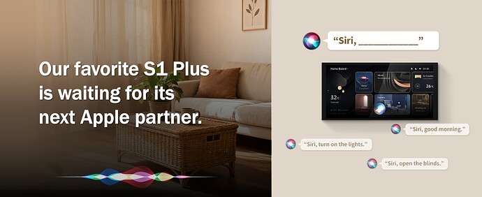 S1 Plus & Apple partner