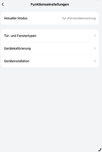 Funktionseinstellungen