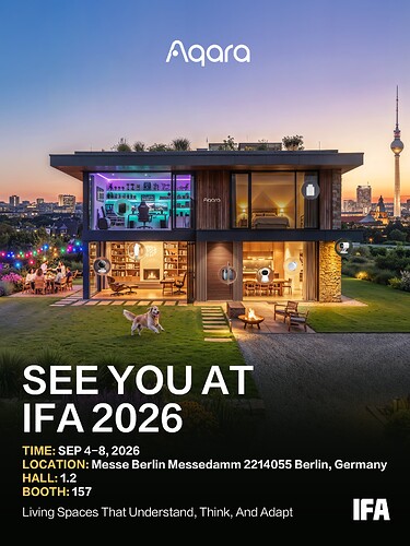 Aqara at IFA 2026