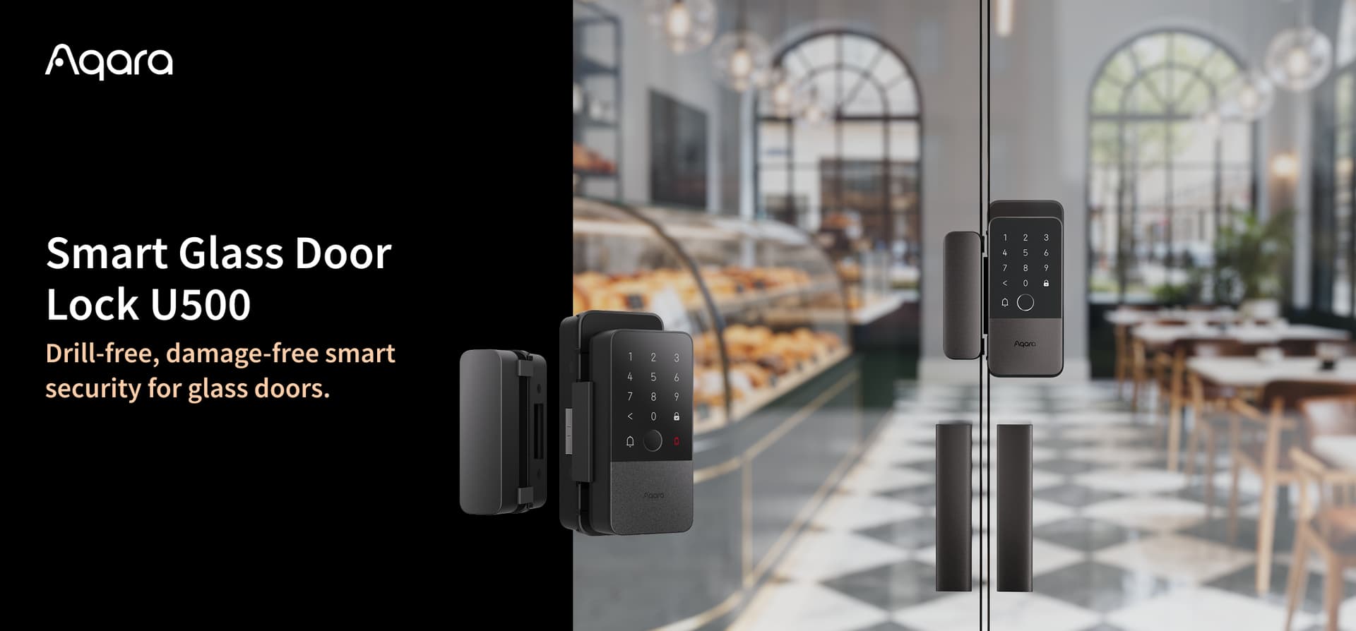Smart Glass Door Lock U500